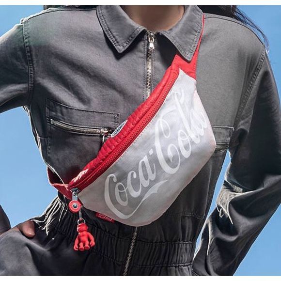 Kipling Handbags - RARE Y2K 90’s Kipling Coca-Cola Fresh Fanny Pack NWT Belt Bag